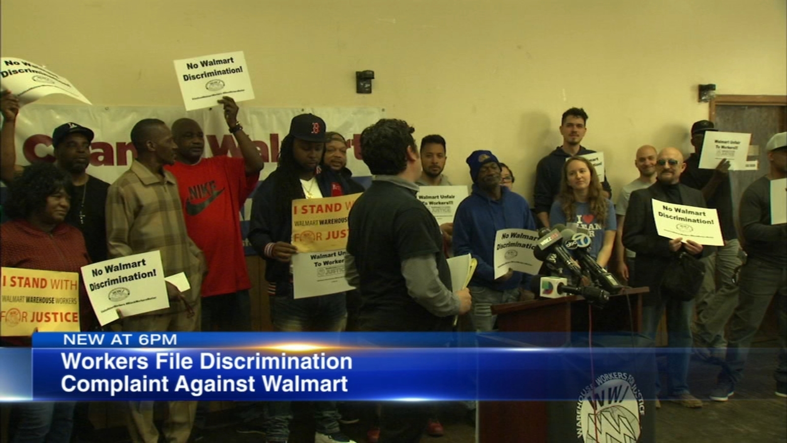 Elwood warehouse workers file discrimination lawsuit against Walmart