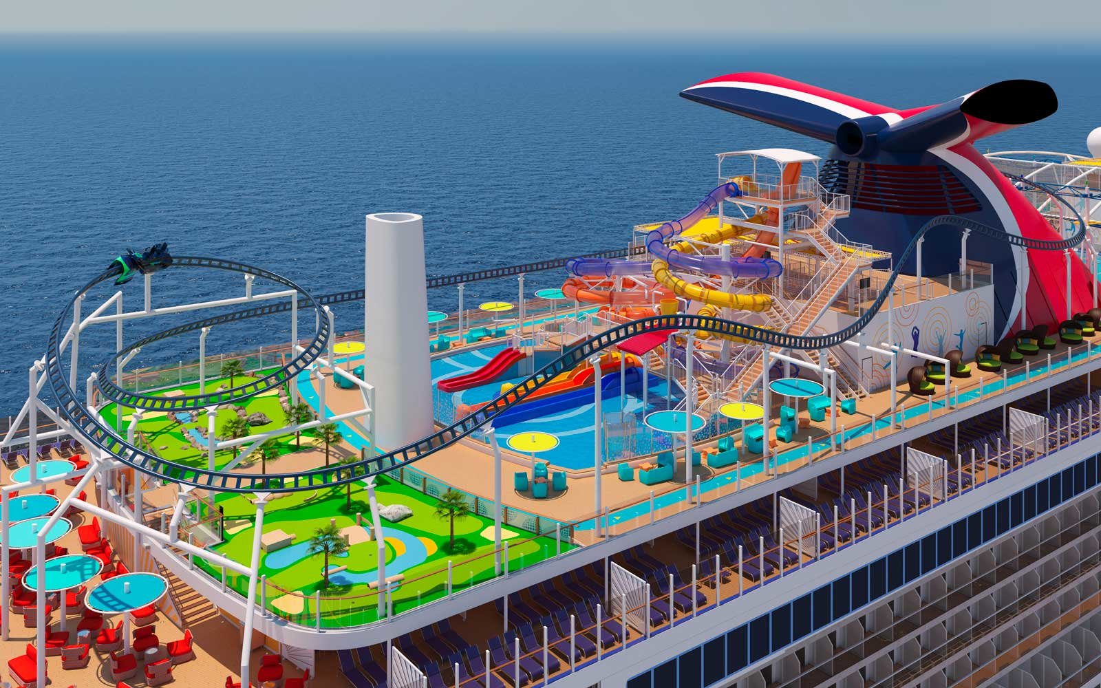 Carnival Cruise Bolt Ultimate Sea Coaster