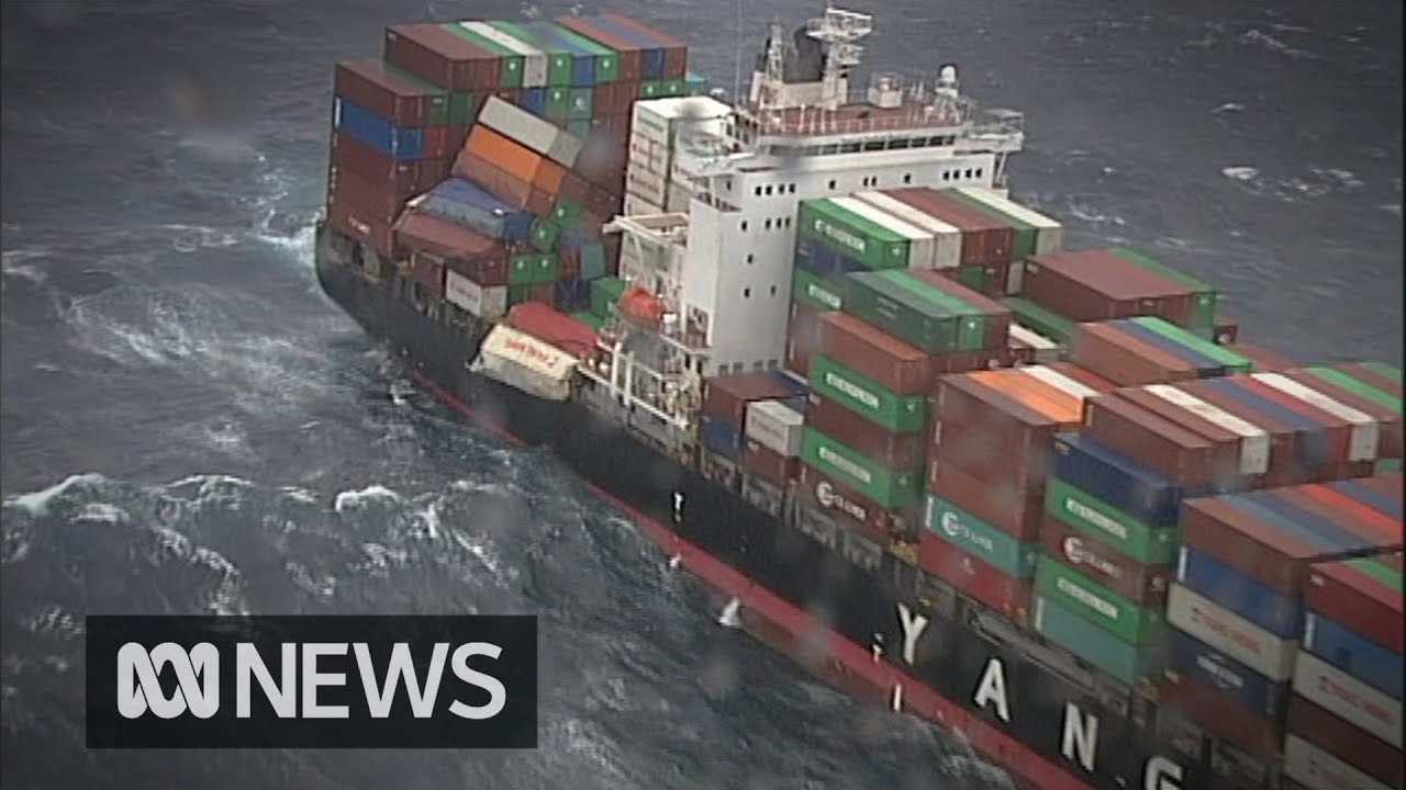 83 shipping containers fall from cargo ship off Australia’s east coast