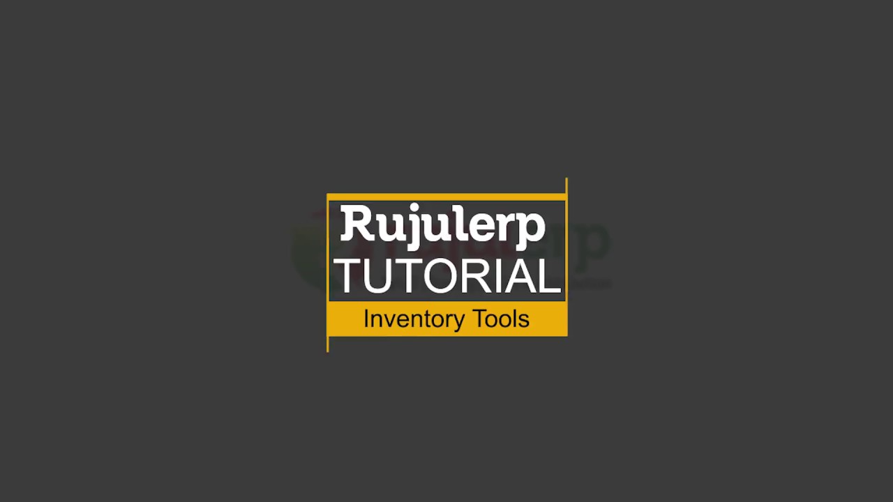 Rujul ERP – Tools Inventory