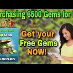 PURCHASING 6500 GEMS in clash of clans FOR FREE!  | Know how you can also get FREE GEMS