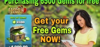 PURCHASING 6500 GEMS in clash of clans FOR FREE!  | Know how you can also get FREE GEMS