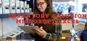 Inventory solution Microsoft Excel